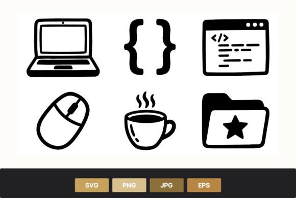 Coding Symbols Laptop Coffee Mouse: A Designer's Review