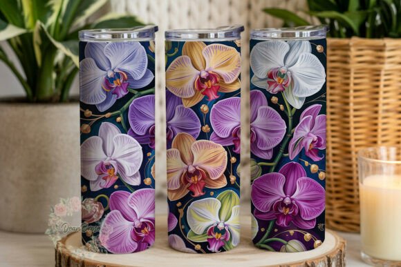 Elegant Orchid Floral 20oz Wrap: A Designer's Review