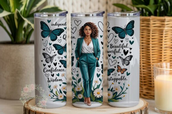 Empowered Woman Teal Butterfly Skinny PN Review