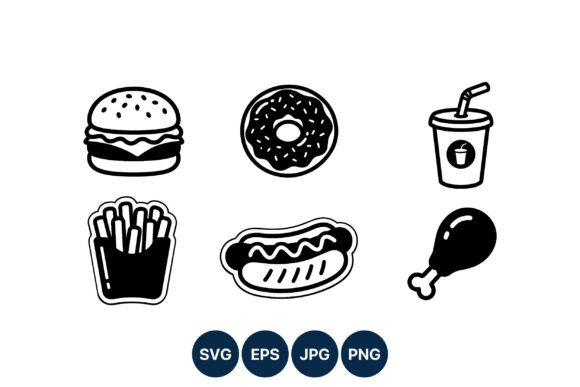 Fast Food Icons: A Designer's Review for Embroidery