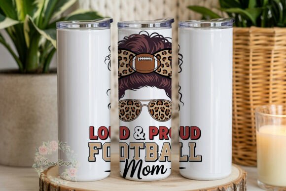 Messy Bun Football Mom 20oz Wrap: A Designer's Review