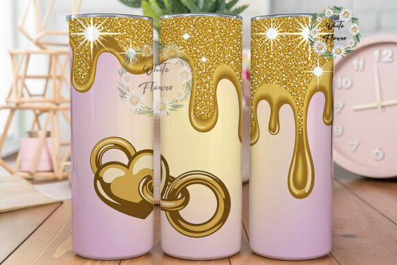 Pink Gold Glitter Drip Charm: A Designer's Review