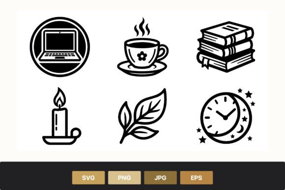 Review: Black and White Laptop Coffee Books for Embroidery